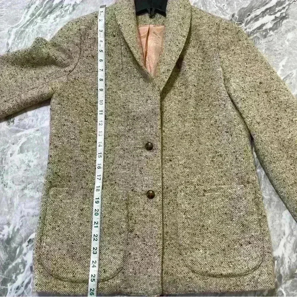 Vintage Larry Levine Classic Jacket Blazer Size S two buttons and two pockets - Picture 9 of 9
